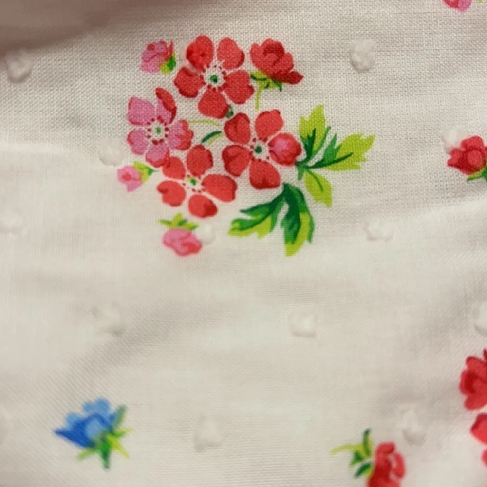 🌸Janie and jack girls one piece romper/jumpsuits Swiss dot floral size 12NWT..